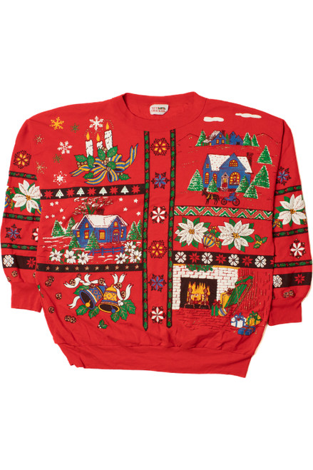 Holiday Homes Ugly Christmas Sweatshirt 61507