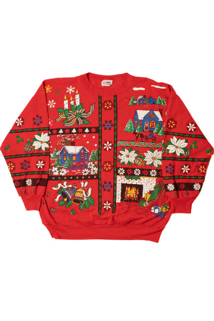 Holiday Homes Ugly Christmas Sweatshirt 61507