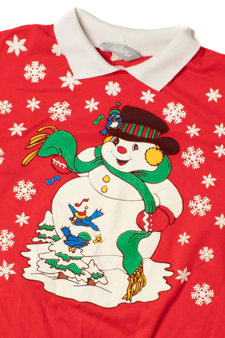 Vintage Snowman Ugly Christmas Sweatshirt 61517