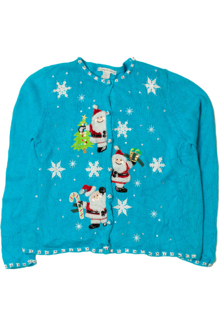 Climbing Santa Ugly Christmas Cardigan 61524