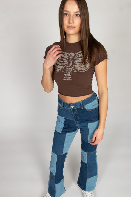 Ribcage Crop Tee