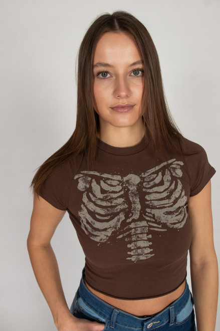 Ribcage Crop Tee