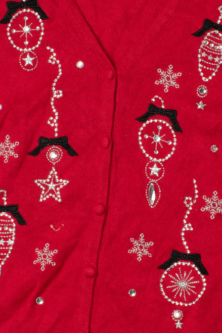 Sequin Ornaments Ugly Christmas Vest 61538