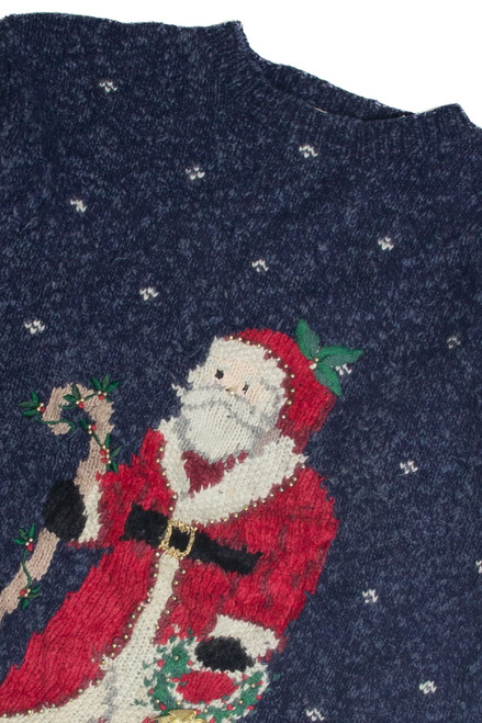 Vintage Blue Ugly Christmas Sweater 62422