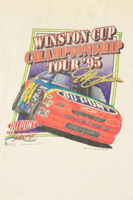 Vintage Thrashed 1995 Winston Cup Championship Tour T-Shirt