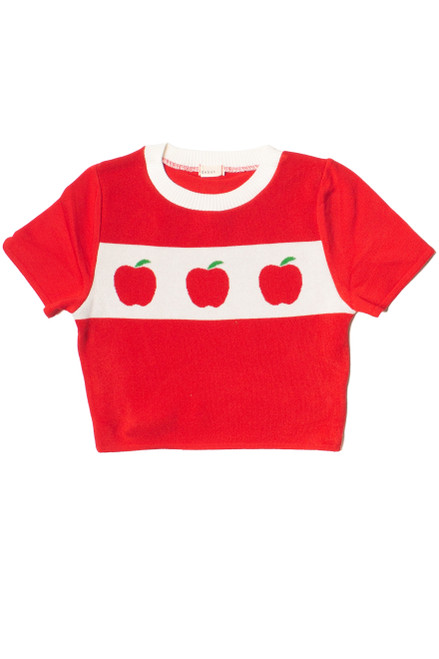 Apple Orchard Short Sleeve Sweater