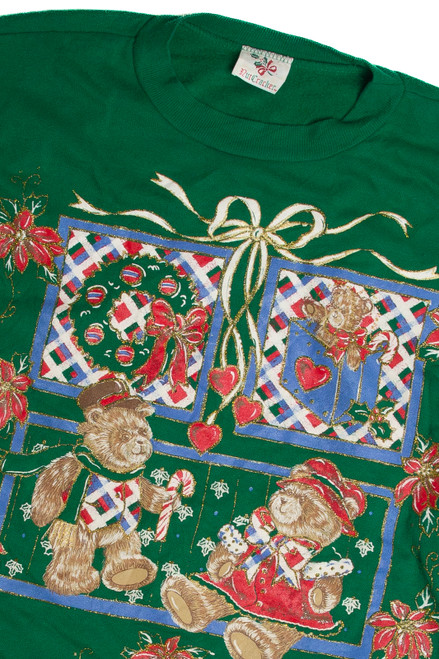 Vintage Green Christmas Sweatshirt 62487