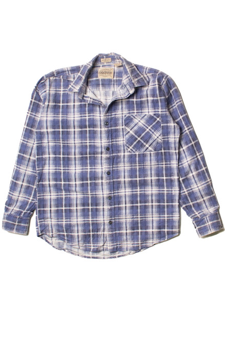 Vintage Blue Dry Goods Saugatuck Company Flannel Shirt