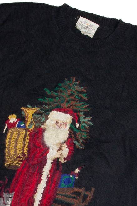 Vintage Black Ugly Christmas Sweater 62567