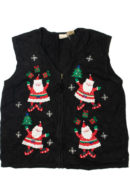 Silly Santas Ugly Christmas Vest 61630