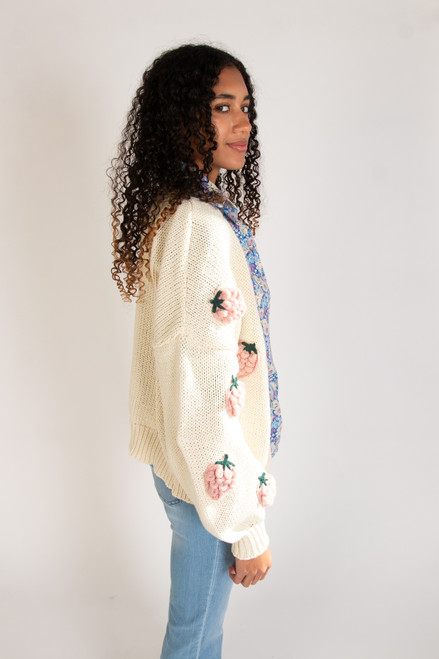 3D Applique Cardigan