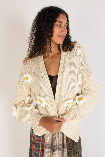 3D Applique Cardigan