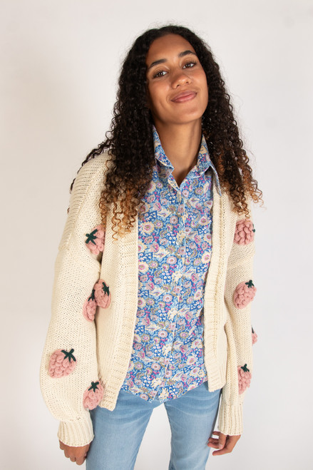 3D Applique Cardigan