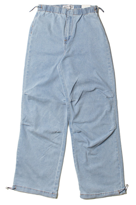 Light Wash Parachute Jeans