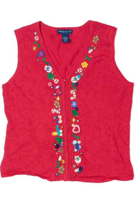 Red Ugly Christmas Vest 61667