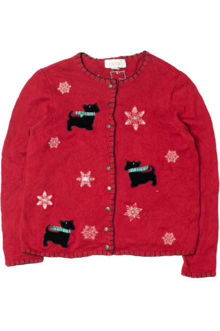 Dogs & Snow Ugly Christmas Cardigan 61669