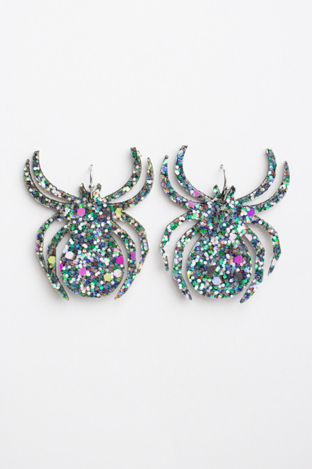 Sparkle Spider Earrings