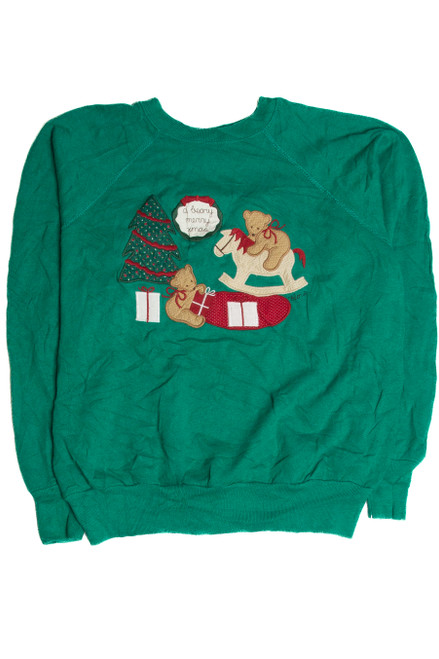 Vintage Green Ugly Christmas Sweatshirt 62668