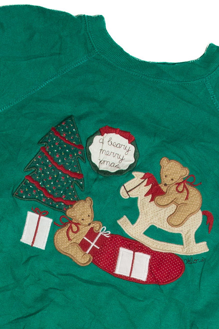 Vintage Green Ugly Christmas Sweatshirt 62668