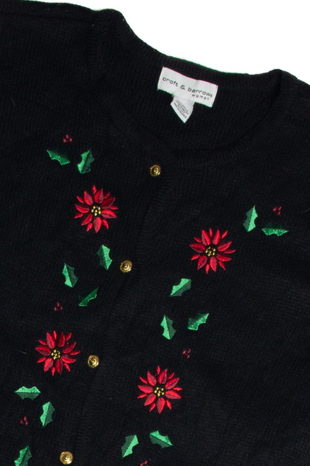 Vintage Black. Ugly Christmas Cardigan 62672