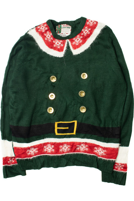 Elf Costume Ugly Christmas Pullover 61695