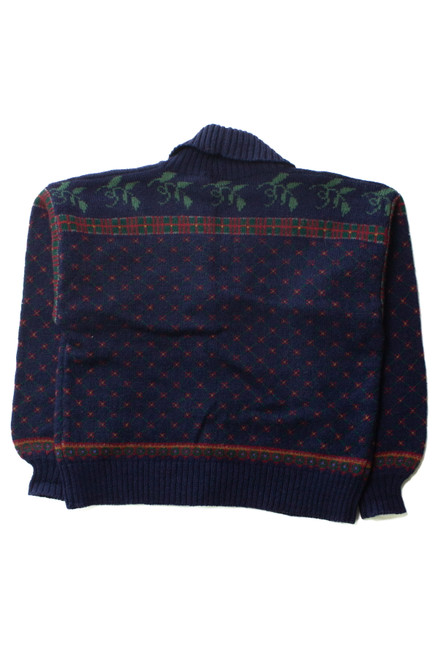 Vintage Susan Bristol Floral Cardigan Sweater (1990)