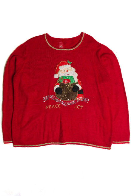 Vintage Red Ugly Christmas Sweater 62740