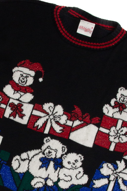 Vintage Black Ugly Christmas Sweater 62748