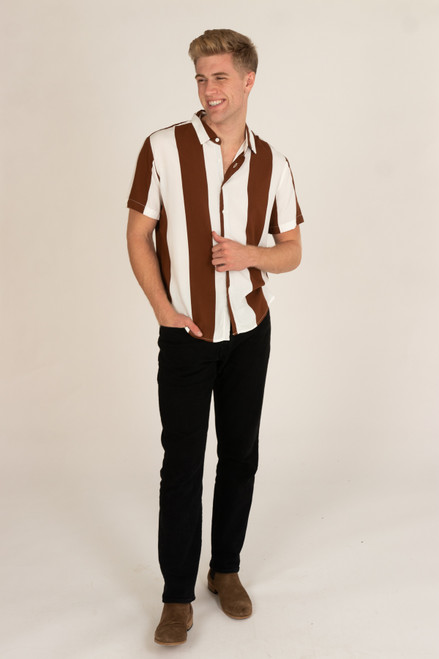 Root Beer Float Button Up Shirt