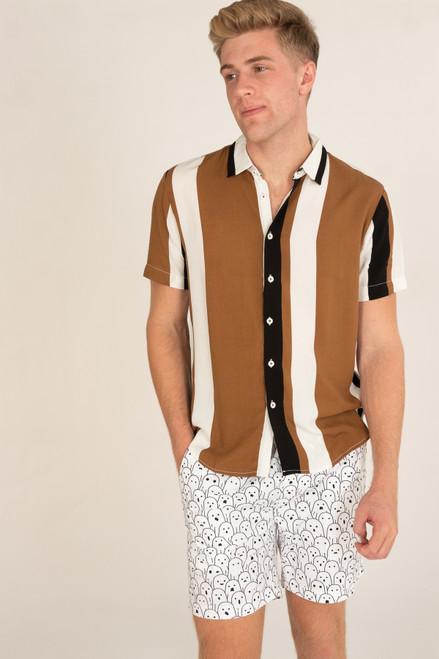 Tiger's Eye Button Up Shirt