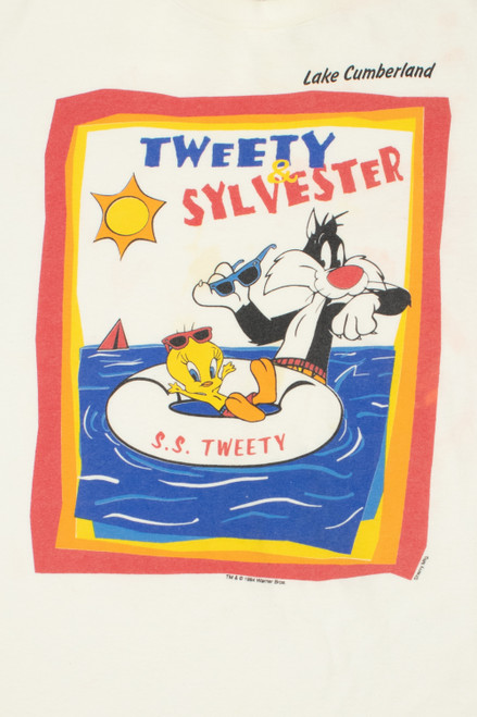 Vintage 1994 "Tweety & Sylvester" "Lake Cumberland" Looney Tunes T-Shirt