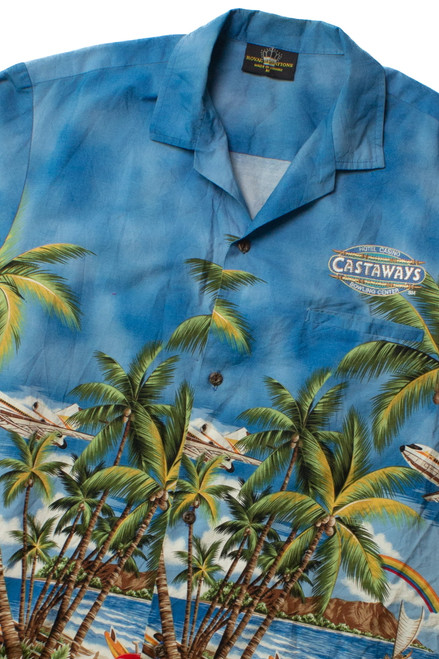 Vintage Castaways Hotel Casino Hawaiian Shirt (1990s)