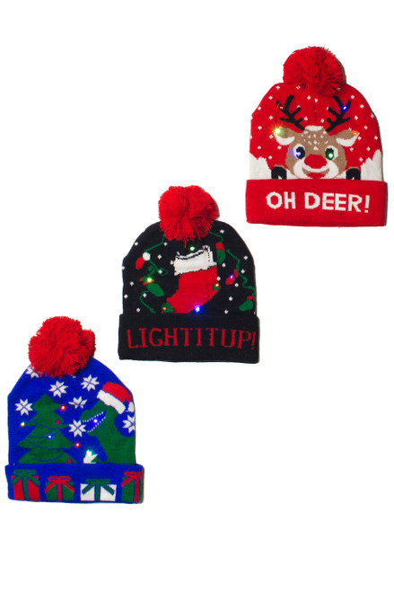 Light Up Christmas Beanie