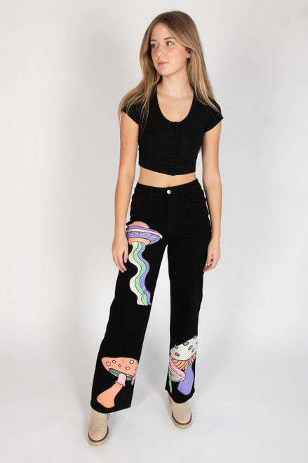 ECHT COMFORT FLARE PANTS (bell bottom leggings) Size XL - $35 (46% Off  Retail) New With Tags - From Eva