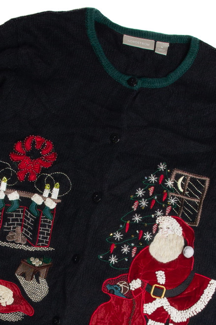 Vintage Black Ugly Christmas Cardigan 62847