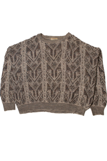 Vintage Geometric Murano 80s Sweater