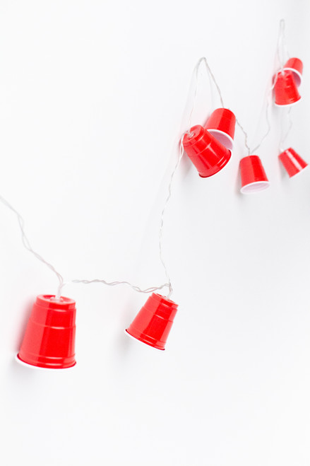 Red Party Cup String Lights