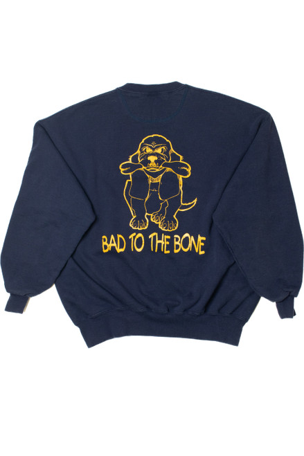 Vintage "Bad To The Bone" Del Val Soccer Jerzees Sweatshirt