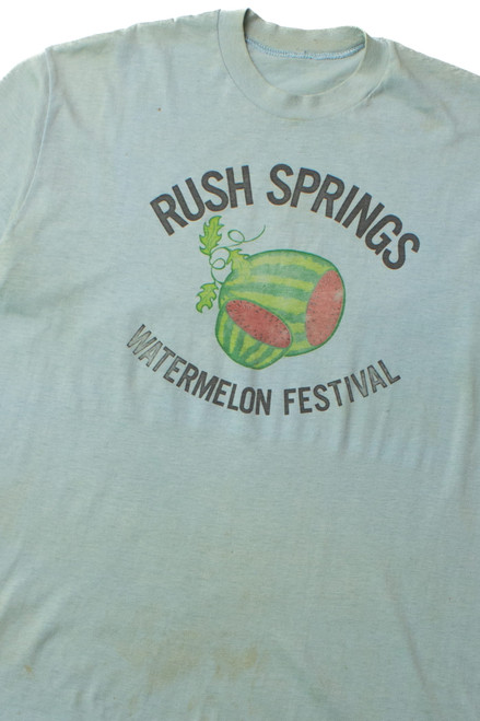 Vintage Rush Springs Watermelon Festival T-Shirt (1970s)