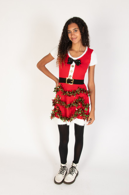 Santa Tinsel Dress