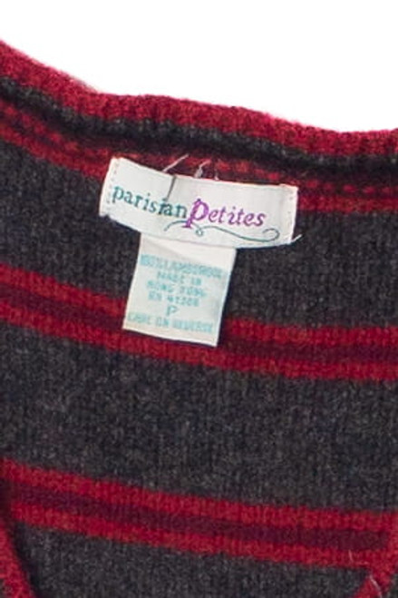 Vintage Parisian Petites Wool Sweater Vest