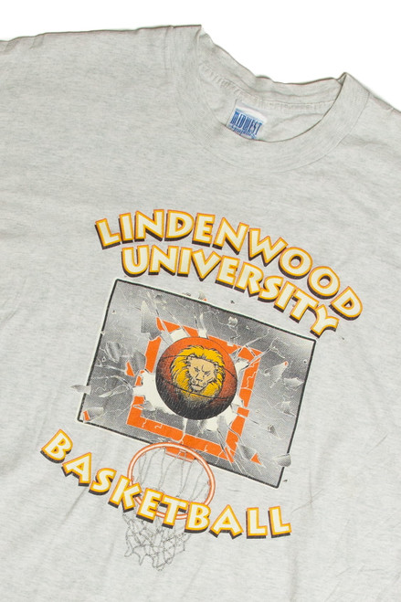 Vintage Lindenwood University Basketball T-Shirt