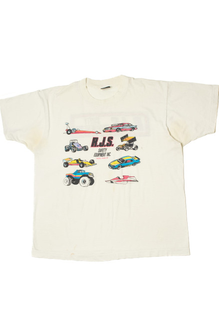 Vintage "R.J.S. Safety Equipment Inc." Racing T-Shirt