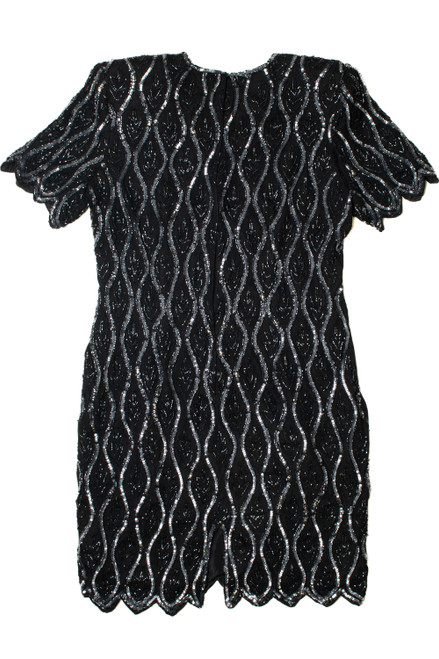 Vintage Beaded & Sequin Sténay Dress