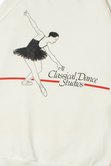 Vintage "Classical Dance Studios" Ballerina Sweatshirt