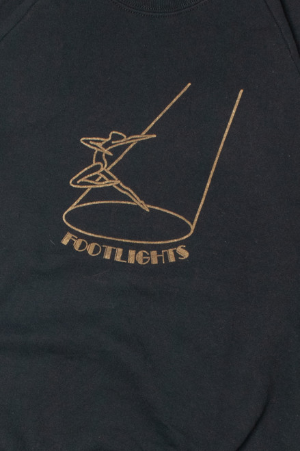 Vintage "Footlights" Dancer In Spotlight Sweatshirt