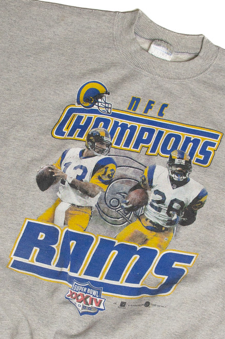 Vintage LA Rams NFC Champions Superbowl XXXIV Sweatshirt