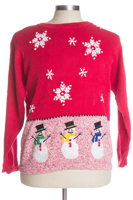 Red Ugly Christmas Pullover 39079