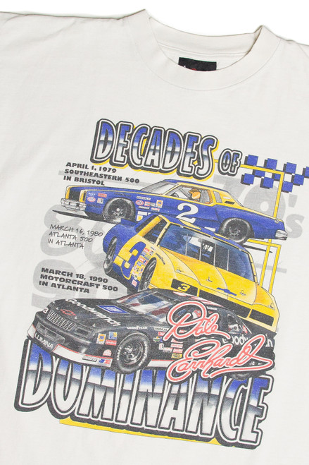 Vintage Dale Earnhardt Decades of Dominance T-Shirt (2000)