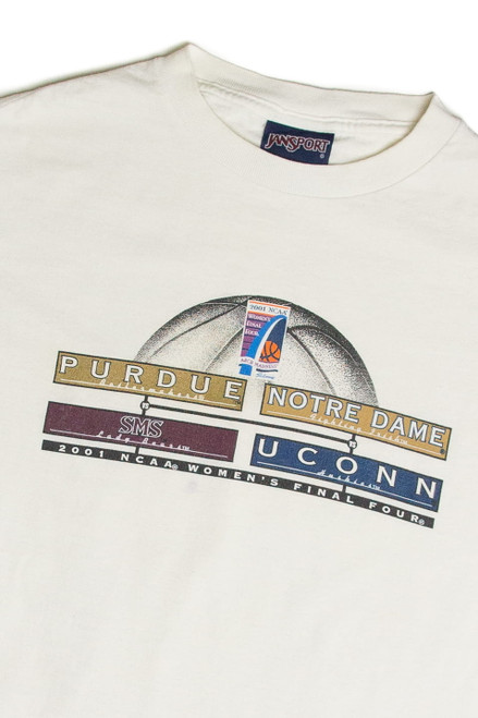 Vintage 2001 NCAA Women's Final Four Basketball T-Shirt